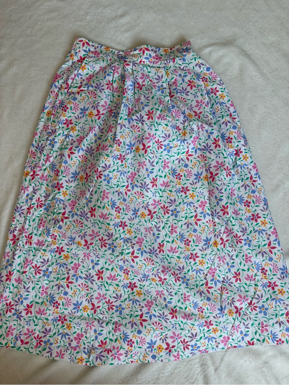 Vintage floral skirt
